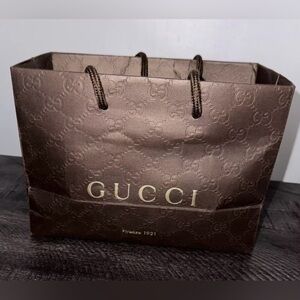 Empty Gucci Shopping Bag Authentic (Small)
